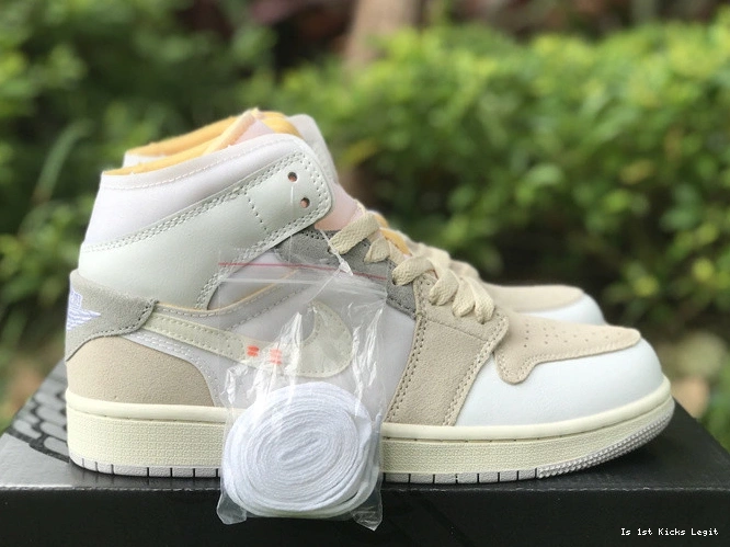 Craft 1 DM9652-100  Jordan Grey SE Out Mid White Inside 0915